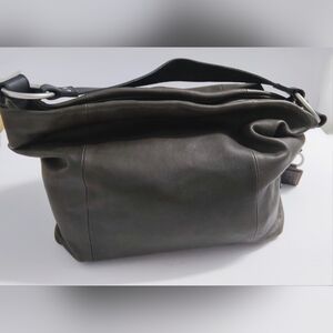 New. Ellington Women's Leather Shoulder Hobo Bag - Dark Brown.